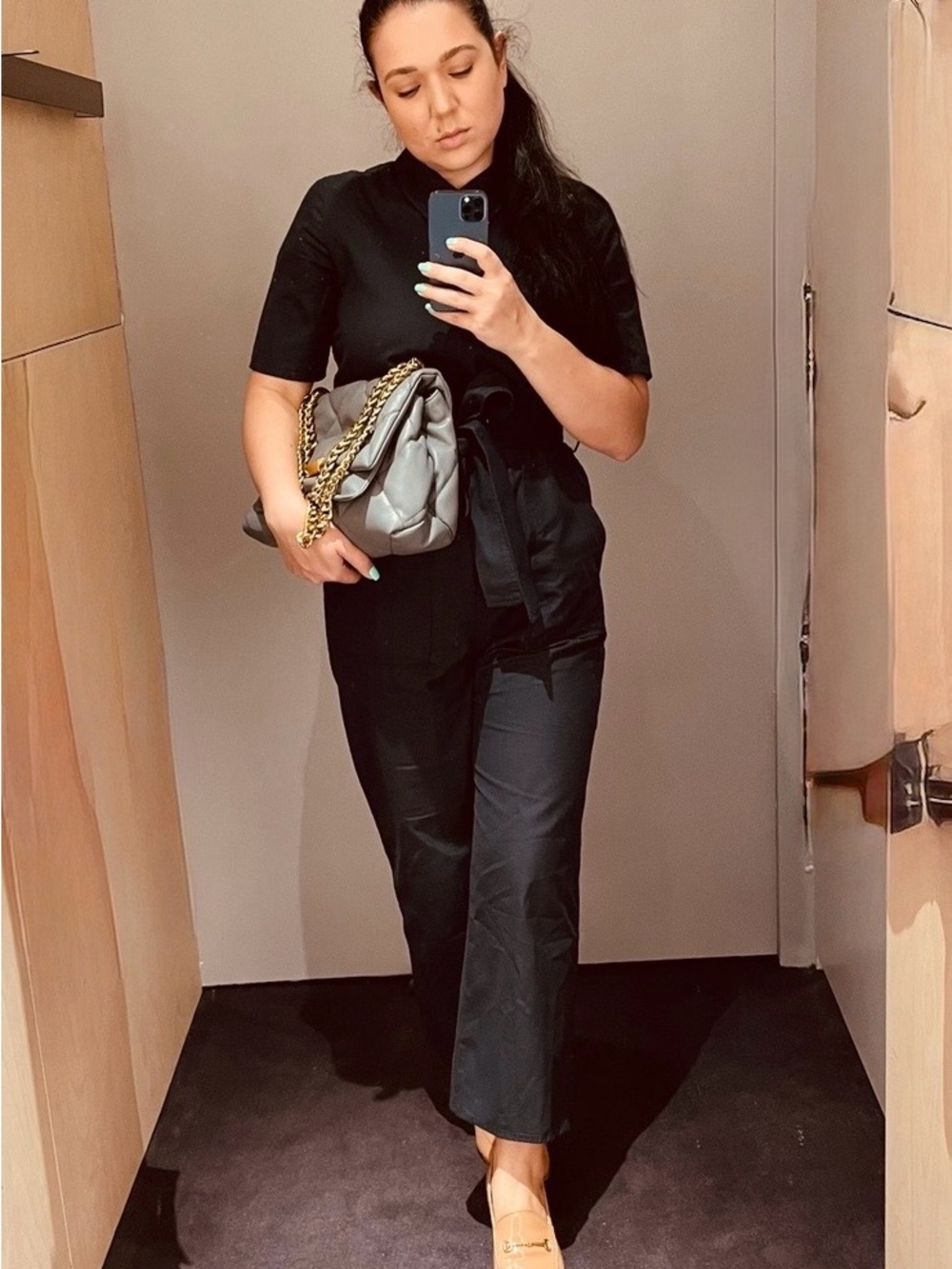 COS Women's Navy Jumpsuit - Sleek Tailored Fit